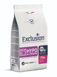 Exclusion Veterinary Diet Hypoallergenic Pork and Pea Small Breed